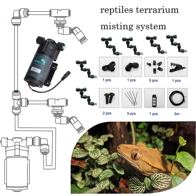 Sistema de nebulización del hu - Misting Nozzle Reptile reseña y precio