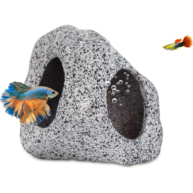Decoraciones para Acuarios: Cu - Hide Cave Ceramic reseña y precio